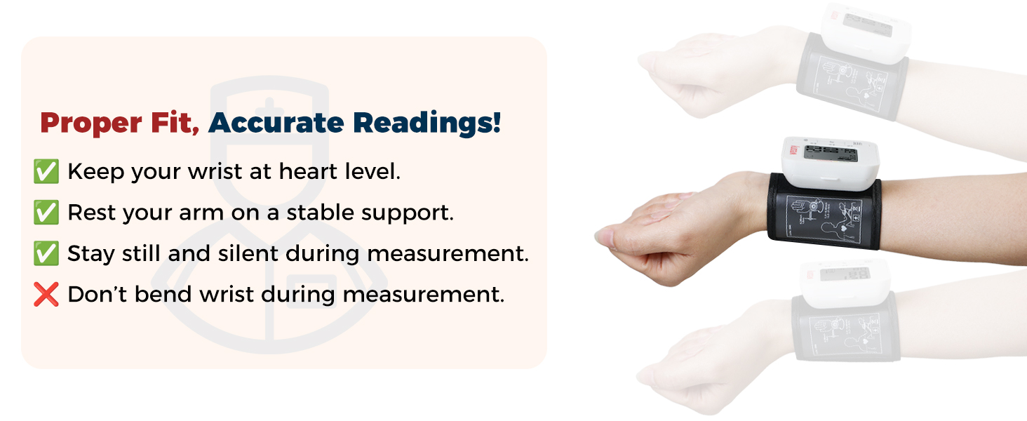 WEONY Accurate Blood Pressure Monitor with Blood Pressure and Heart Rate,2*90 Sets Memory