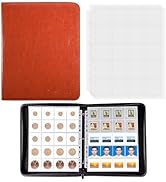 BYSTER Coin Collection Book, 30 Pack 600 Pockets Coin Sleeves, Coin Collection Holder Album, Coin...