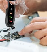 Cordless Soldering Iron Kit, 8s Fast Heat-Up, 1600mAh Rechargeable Battery, Type-C Charging, Adju...