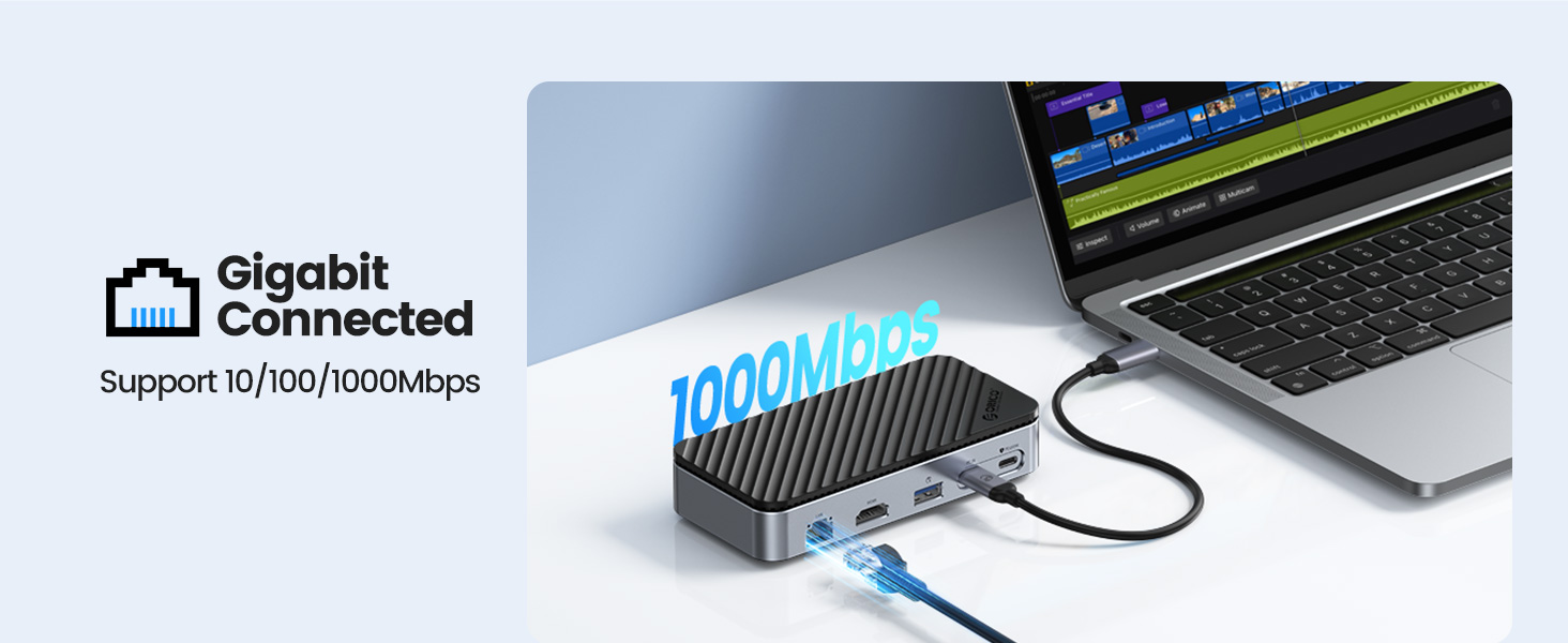 USB C Hub with M.2 Enclosure