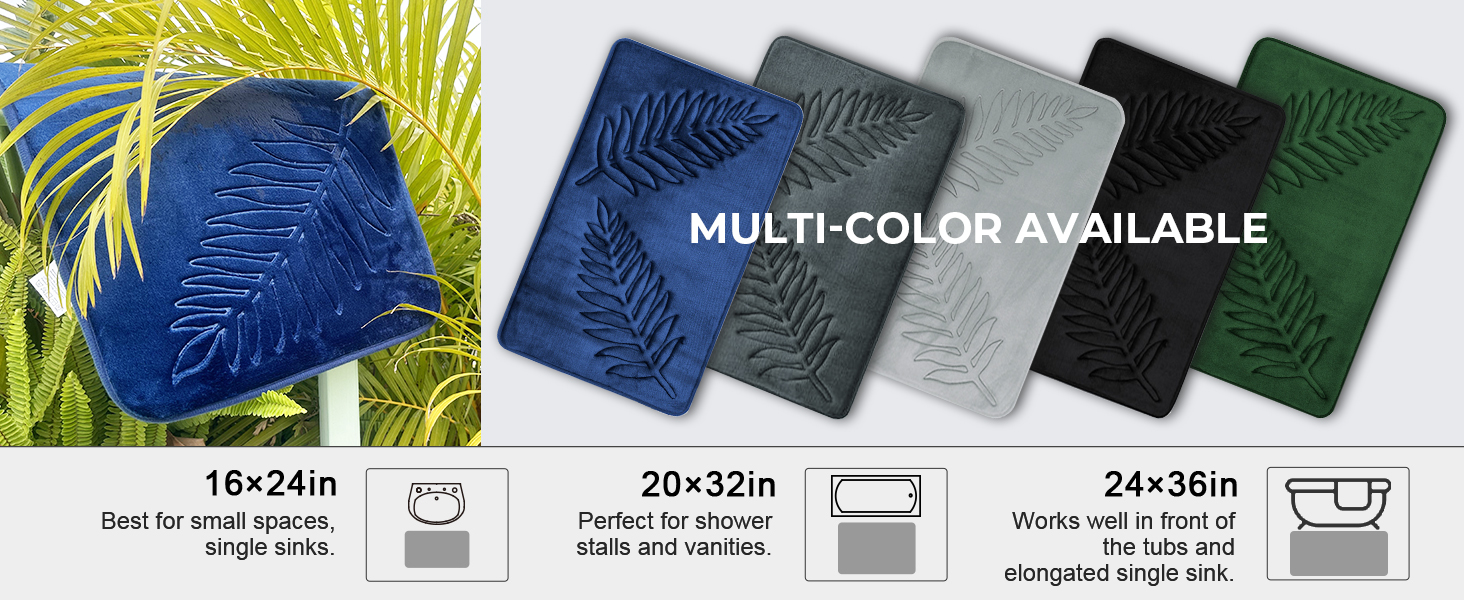 Memory Foam Bathroom Rugs