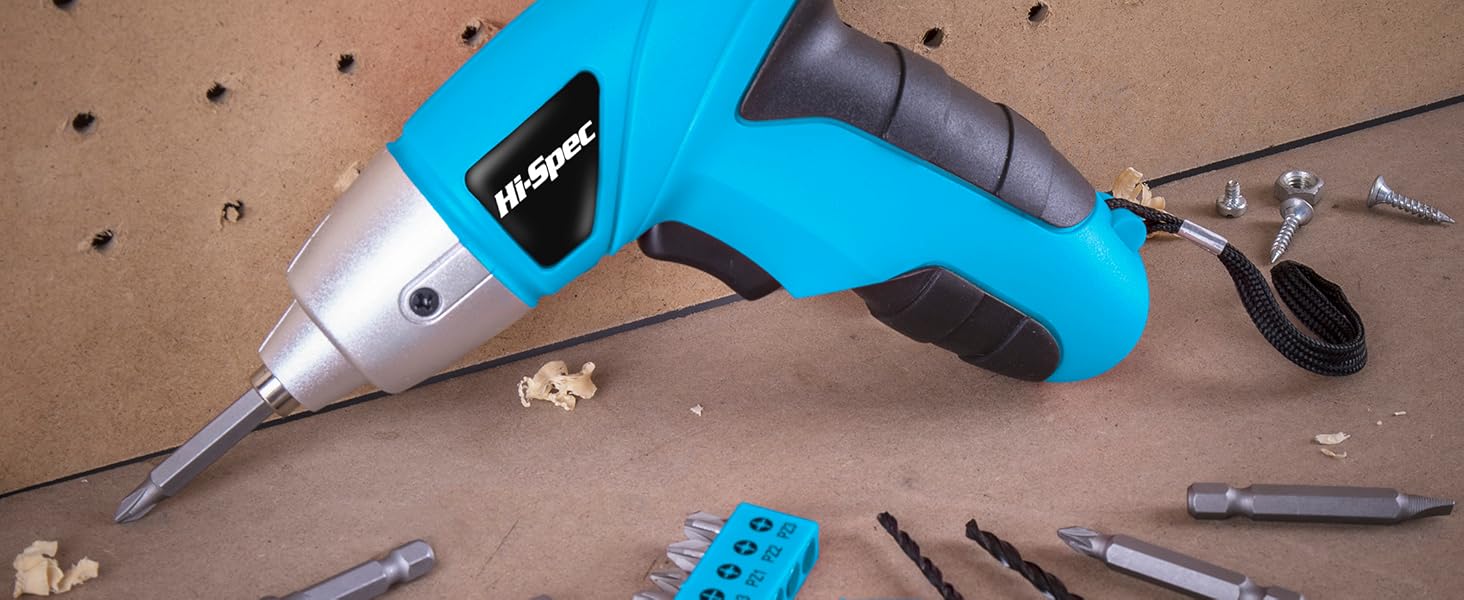 cordless rechargeable screwdriver power screwdriver driver bit set usb led fix repair diy tool kit