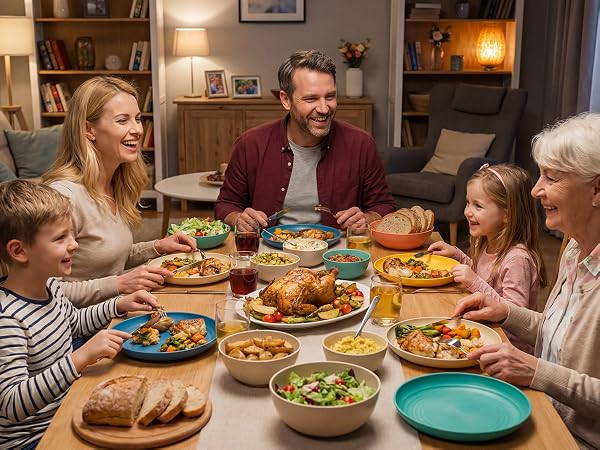 unbreakable plates microwave plates reusable plastic plates non toxic plates melamine dinner plates