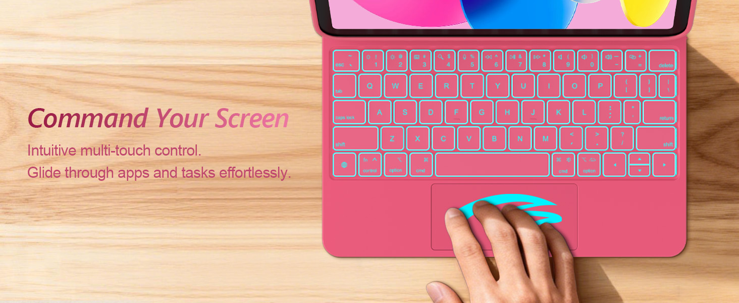 iPad Air 11-inch keyboard touchpad