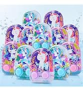 Cleboen 12 Pack Handheld Water Games for Kids, Water Ring Toss Handheld Games Unicorn Party Favor...