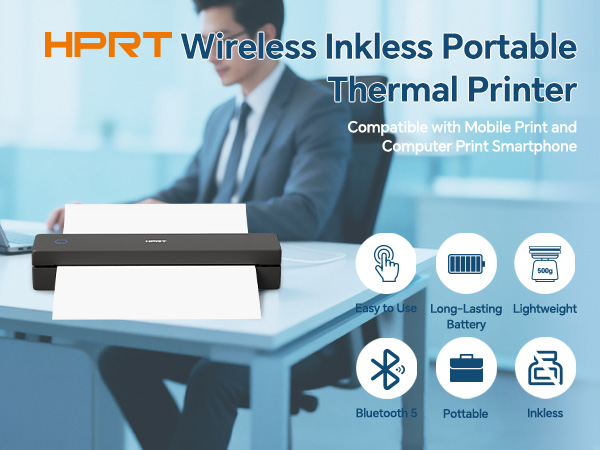 Portable Printer Wireless for Travel