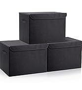 Large Linen Fabric Foldable Storage Bin Cube Organizer Basket