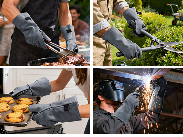 leather welding gloves leather grill gloves leather work gloves