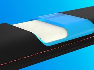 Cool gel-infused memory foam