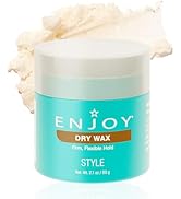 ENJOY Dry Wax (2.1 OZ) – Non-Greasy, Pliable Hair Wax