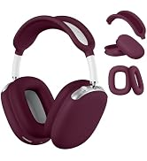 Maxjoy for AirPods Max Case, Soft Silicone Ear Cups Cover/Ear Pad Case Cover/Headband Cover for A...