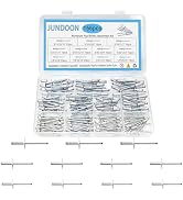 166Pcs Aluminum Blind Rivets Assortment Kit, 11 Sizes Pop Rivets 1/8" 5/32" 3/16", Corrosion-Resi...