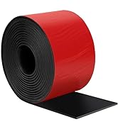 Heonay Self Adhesive Rubber Strips, Solid Neoprene Rubber Sheets Rolls Strips with Adhesive Backi...