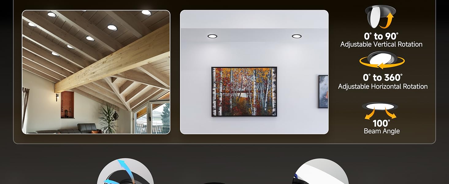 5CCT directional downlight for art painting