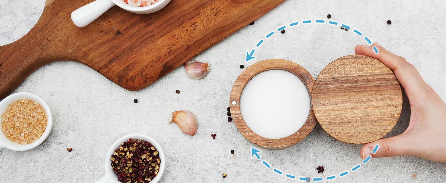 acacia salt bowl
