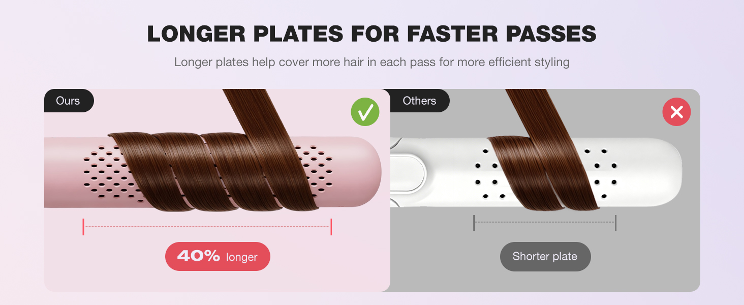 Longer Plates for Faster Passes