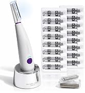 Michael Todd Beauty Sonicsmooth Pro+ Dermaplane Razor for Women Face + Eyebrow Trimmer Dermaplani...