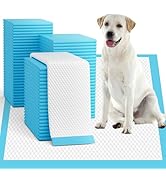 Puppy Pads 50 Pack, 34"x28" Extra Large Dog Pee Pads Thicker Disposable Dog Training Pads Super A...