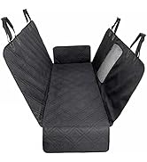 LASOCUHOO Dog Car Seat Cover, Waterproof Dog Seat Cover with Mesh Window, Dog Seat Cover for Back...