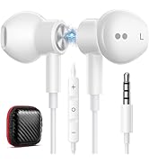 Wired Earbuds,Magnetic 3.5mm Plug in Audio Jack Earphone,Noise Canceling HiFi in Ear Headset for ...