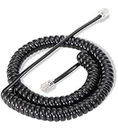 Telephone Cord 13 FT Uncoiled (1.4 FT Coiled), Phone Cord for Landline 1 Pack, Telephone Handset ...
