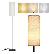 PARTPHONER Floor Lamp for Living Room, Modern Standing Lamps with Lampshade, Minimalist Tall Lamp...