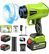 Leaf Blower Cordless with Battery and Charger 600,000 RPM Handheld Lightweight Patio Cleaning Blo...