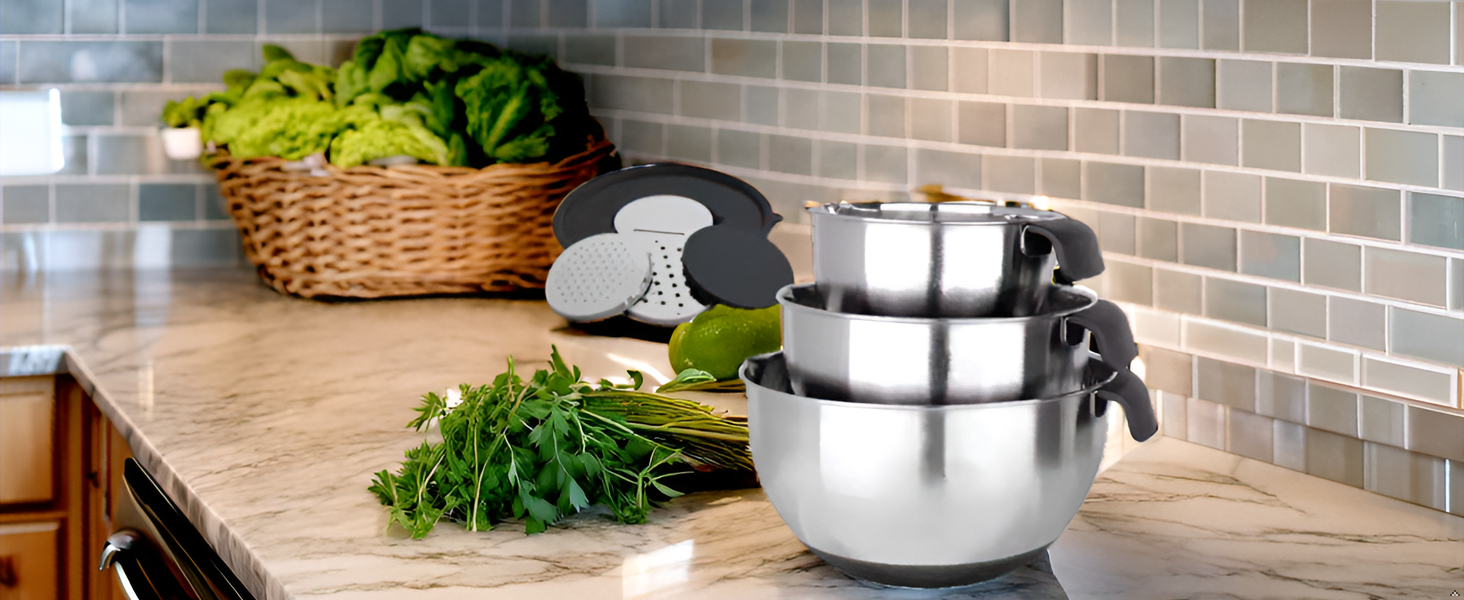 big mixing bowls kitchenaid mixing bowls kitchen gadgets kitchenware set stainless steel mixing bowl