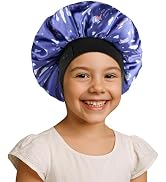 WINSTECK Kids Bonnet, Soft Silk Satin Bonnet for Girls Boys, Double Layer & Wide Elastic Band Kid...