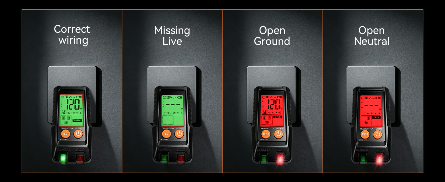GFCI Outlet Tester with Circuit Breaker Finder