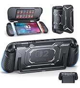 FASTSNAIL Dockable Case for Nintendo Switch 2 with Front Cover, TPU Switch 2 Protective Cover wit...