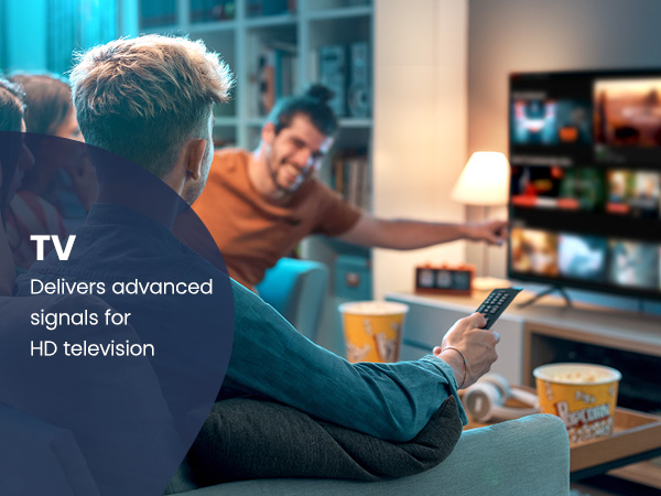 TV Delivers advanced signals for HD television