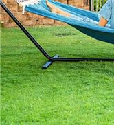 ANOW Double Hammock with Stand Included, 2 Person Hammock with Stand for Outside, 450 LBS Weight ...
