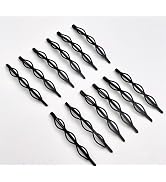 12Pcs Black Vintage Hair Pins,Mini Bobby Pins Fashion BB, Clip Invisible Bangs Clip Small Pins fo...