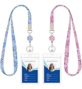 Giancomics Lanyards for Cruise Ships Cards Key, Seaweed Lanyards with Retractable Badge Reel, Cut...