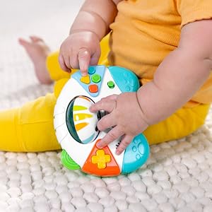 Bright Starts Gamer Buddy Game Controller Toy, Tiger