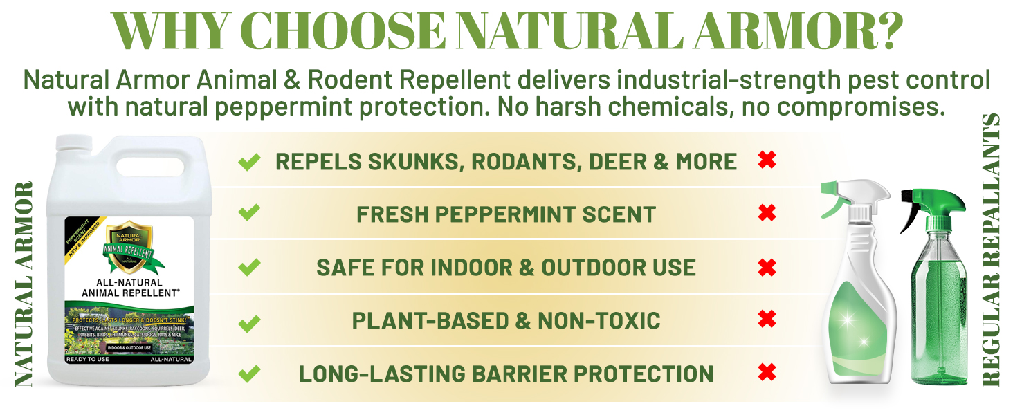 natural peppermint animal repellent spray