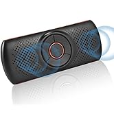 Bluetooth Car Speaker for Cell Phone, Handsfree Bluetooth Car Kit with Visor Clip, in Car Speaker...