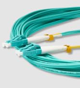 trueCABLE LC to LC OM3 Fiber Patch Cable, 1m (3.28ft), UPC Polish, 10GB Multimode (MM) Duplex 50/...