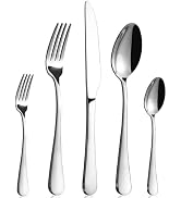 BEWOS Silverware Set for 4-20 Piece Stainless Steel Flatware Set with Spoons, Forks, Knives, Heav...