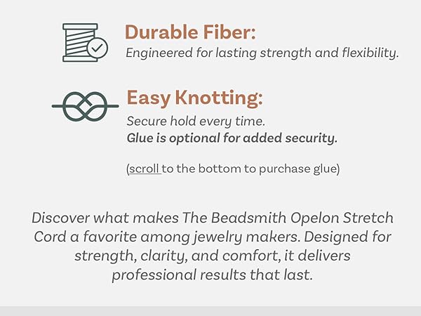 beading cord, stretch cord, jewelry string, elastic beading thread, beading elastic cord