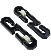AACGIN 2 Pack Clothesline Tightener Plastic Clothesline Pulley Prevents Tangling and Twisting Clo...