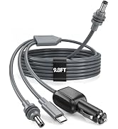 3 in 1 Starlink Mini Cable 10FT/3M, 18AWG Starlink Mini 100W High-Speed USB C/Car Charger/DC to D...