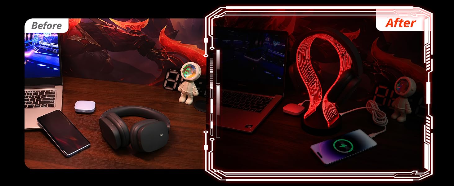 RGB Headphone Stand