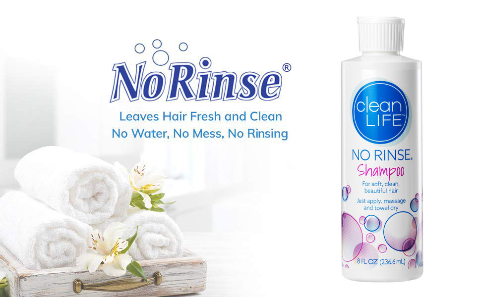 Cleanlife Products No-Rinse Shampoo Banner