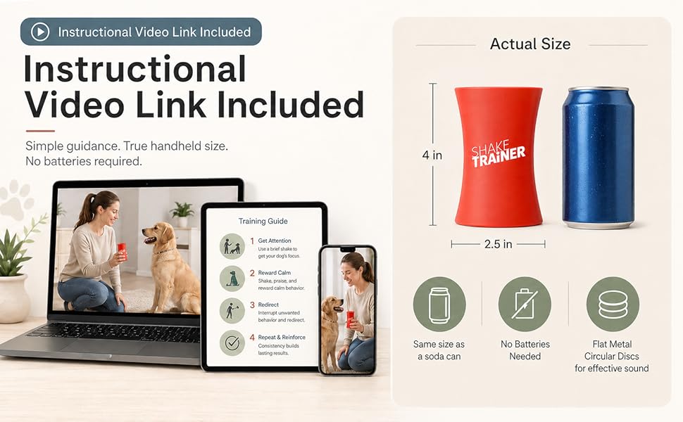 ShakeTrainer - The Original Humane Dog Training Kit