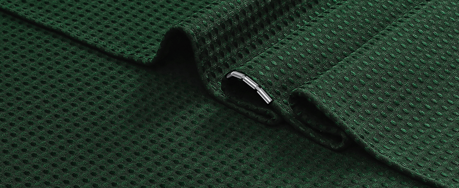 dark green textured shower curtain