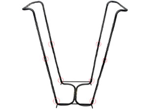 garden trash bag holder outdoor leaf bag support stand