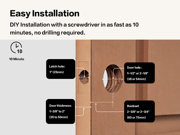 keyless entry door lock deadbolt