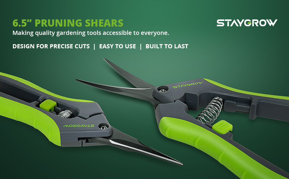 6.5" Pruning Shears Features
